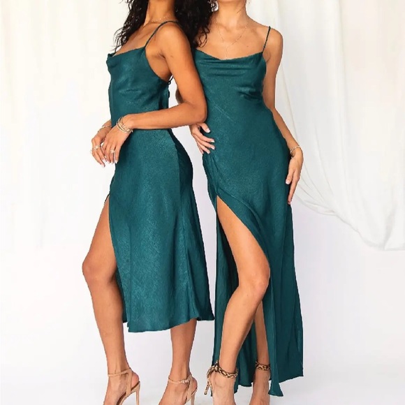 RESA Madison Slip in Emerald - Picture 6 of 6